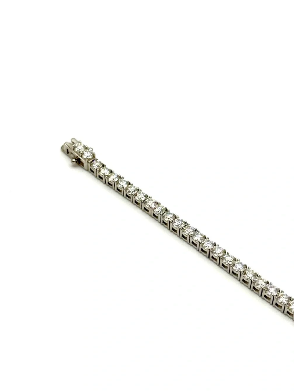 925 Silver, 5.6CTW Moissanite Tennis Bracelet